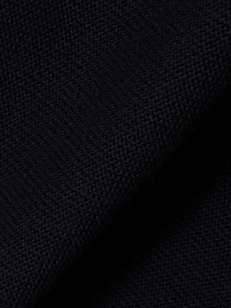 Lacoste Black Classic Fit Long Sleeved Knitted Polo Shirt - Image 6 of 6 Lacoste Black Classic Fit Long Sleeved Knitted Polo Shirt - Image 6 of 6