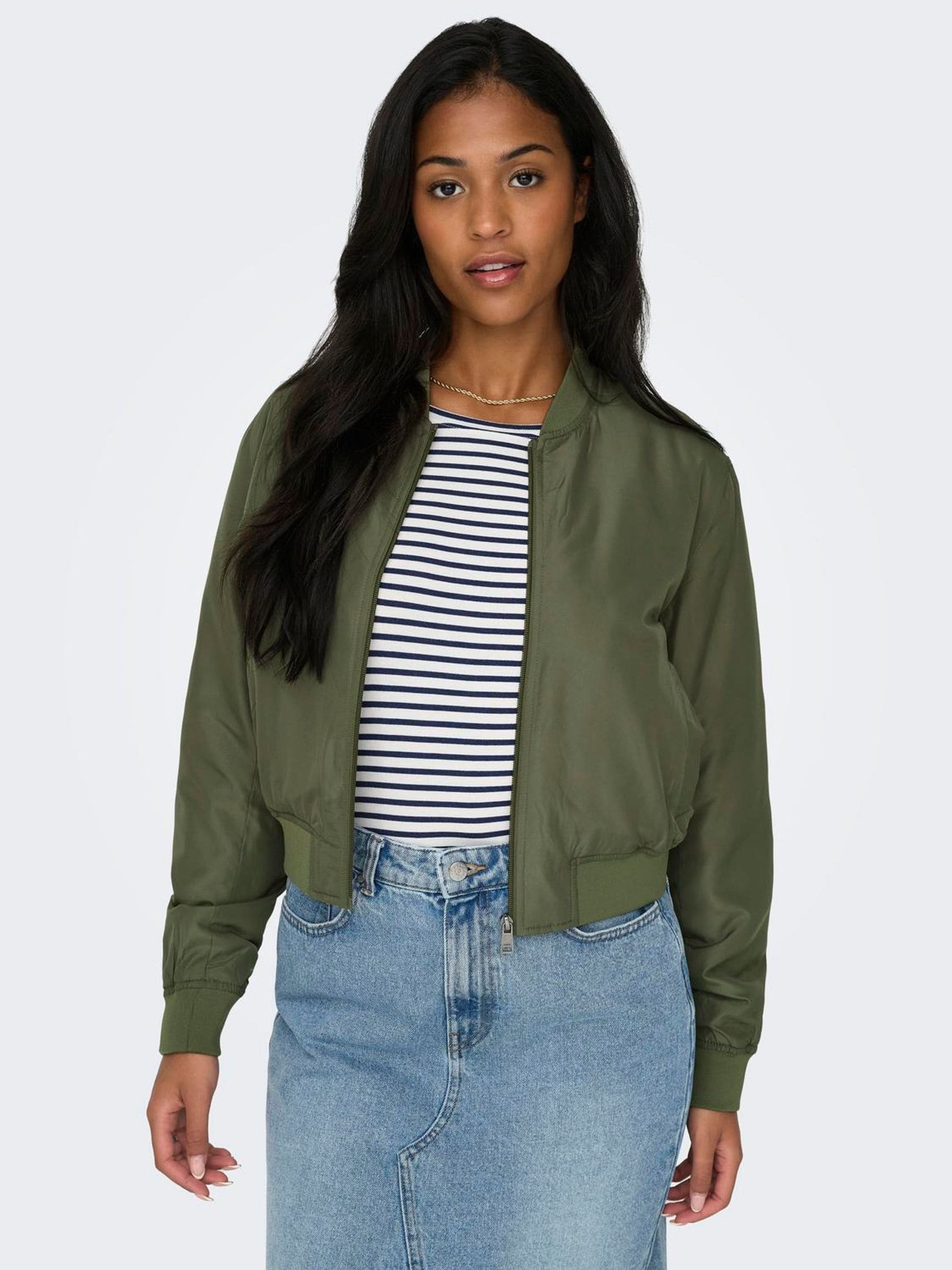 Buy ONLY Green Classic Bomber Jacket from Next Ireland