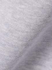 Lacoste Silver Regular Fit Zipped Fleece Sweatshirt - Image 8 of 8