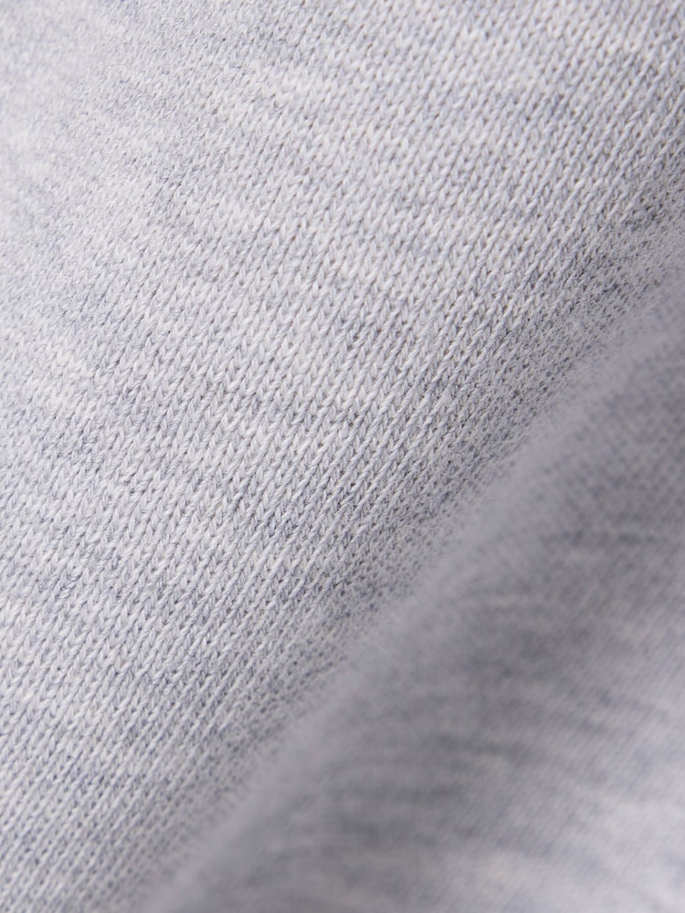 Lacoste Silver Regular Fit Zipped Fleece Sweatshirt - Image 8 of 8
