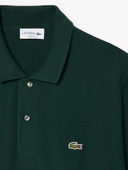 Lacoste Green Classic Fit Long Sleeved Knitted Polo Shirt - Image 5 of 6