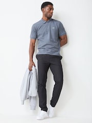 Lacoste Black Slim Fit Stretch Commuter Trousers - Image 2 of 4