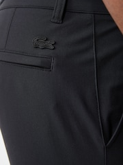 Lacoste Black Slim Fit Stretch Commuter Trousers - Image 4 of 4