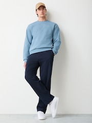 Lacoste Sky Blue Classic Fit Fleece Sweatshirt - Image 2 of 7