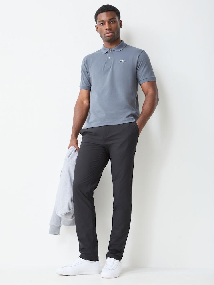 Lacoste Grey Iconic L.12.12 Classic Fit Short Sleeve Polo Shirt - Image 2 of 8
