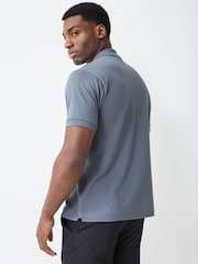 Lacoste Grey Iconic L.12.12 Classic Fit Short Sleeve Polo Shirt - Image 3 of 8