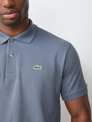 Lacoste Grey Iconic L.12.12 Classic Fit Short Sleeve Polo Shirt - Image 4 of 8
