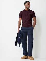 Lacoste Brown Regular Fit Short Sleeve Polo Shirt - Image 2 of 6