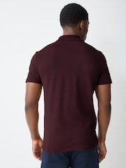 Lacoste Brown Regular Fit Short Sleeve Polo Shirt - Image 3 of 6