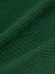 Lacoste Green Classic Fit Fleece Hoodie - Image 4 of 4