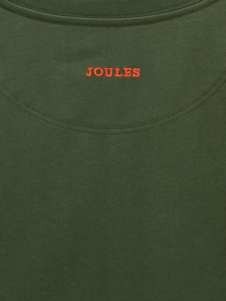 Joules Boys' Finlay Green Long Sleeve Applique Graphic T-Shirt - Image 4 of 4 Joules Boys' Finlay Green Long Sleeve Applique Graphic T-Shirt - Image 4 of 4