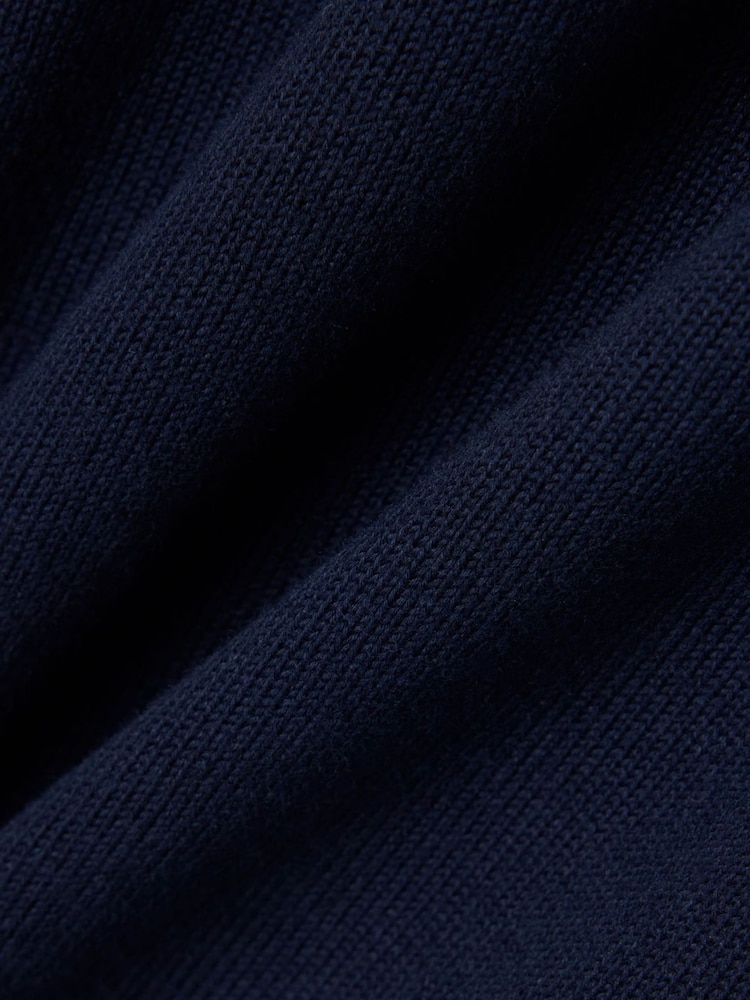 Lacoste Blue Classic Fit Roll Neck Jumper - Image 3 of 3