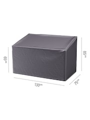 Pacific Anthracite Garden Bench Aerocover - Image 4 of 7