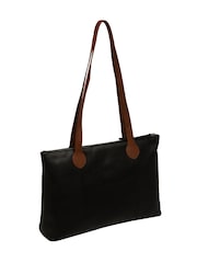 Cultured London Solange Leather Tote Black Bag - Image 2 of 8