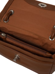 Pure Luxuries London Elka Leather Evening Brown Bag - Image 3 of 4