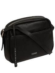 Cultured London Ariella Leather Cross-Body Black Bag - Image 3 of 6