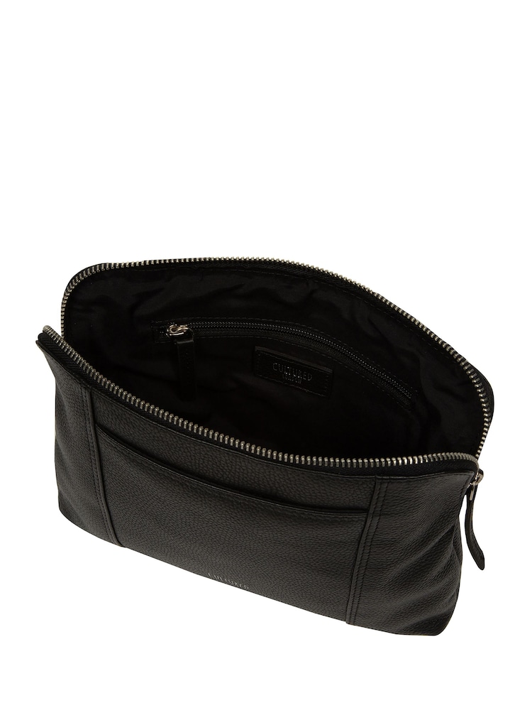 Cultured London Celina Leather Cross-Body Black Bag - Image 2 of 5 Cultured London Celina Leather Cross-Body Black Bag - Image 2 of 5