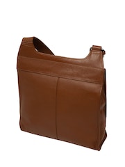 Cultured London 'Leigh' Leather Black Cross-Body Bag - Image 2 of 4