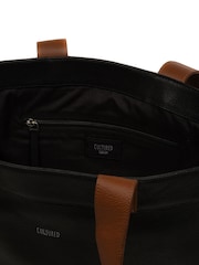 Cultured London Gisella Leather Black Tote Bag - Image 5 of 7