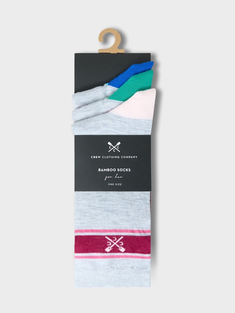 Crew Clothing Bamboo Κάλτσες 3 Πακ - Εικόνα 1 από 2 Crew Clothing Bamboo Κάλτσες 3 Πακ - Εικόνα 1 από 2