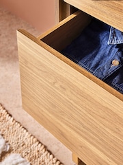 MADE.COM Oak Effect Kaci 4 Drawer Tall Chest - Image 3 of 6