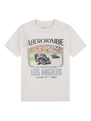 Abercrombie & Fitch Grey California Classic Short Sleeve T-Shirt - Image 1 of 3