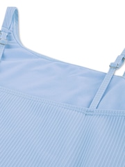 Abercrombie & Fitch Blue Asymmetric Cut-Out Swimsuit - Image 3 of 4