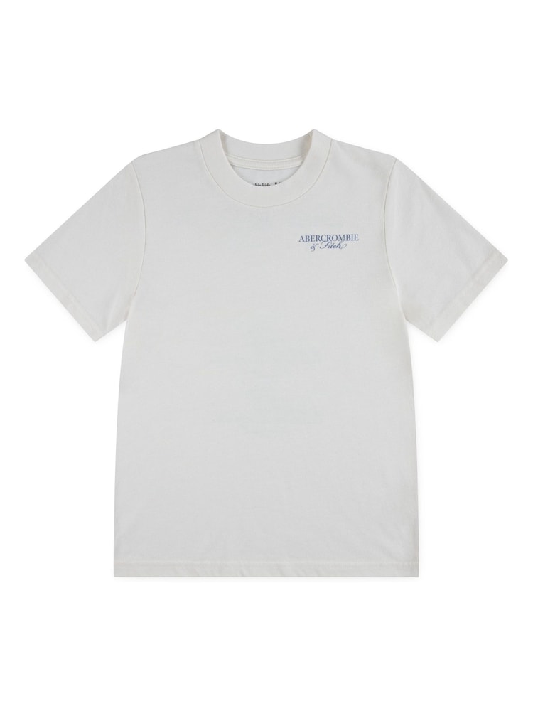 Abercrombie & Fitch Grey Auto Club Short Sleeve T-Shirt - Image 1 of 4