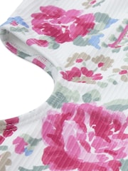 Abercrombie & Fitch White Asymmetric Cut-Out Swimsuit - Image 7 of 7