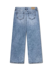 Abercrombie & Fitch Blue Low Rise Hearts Baggy Jeans - Image 2 of 5