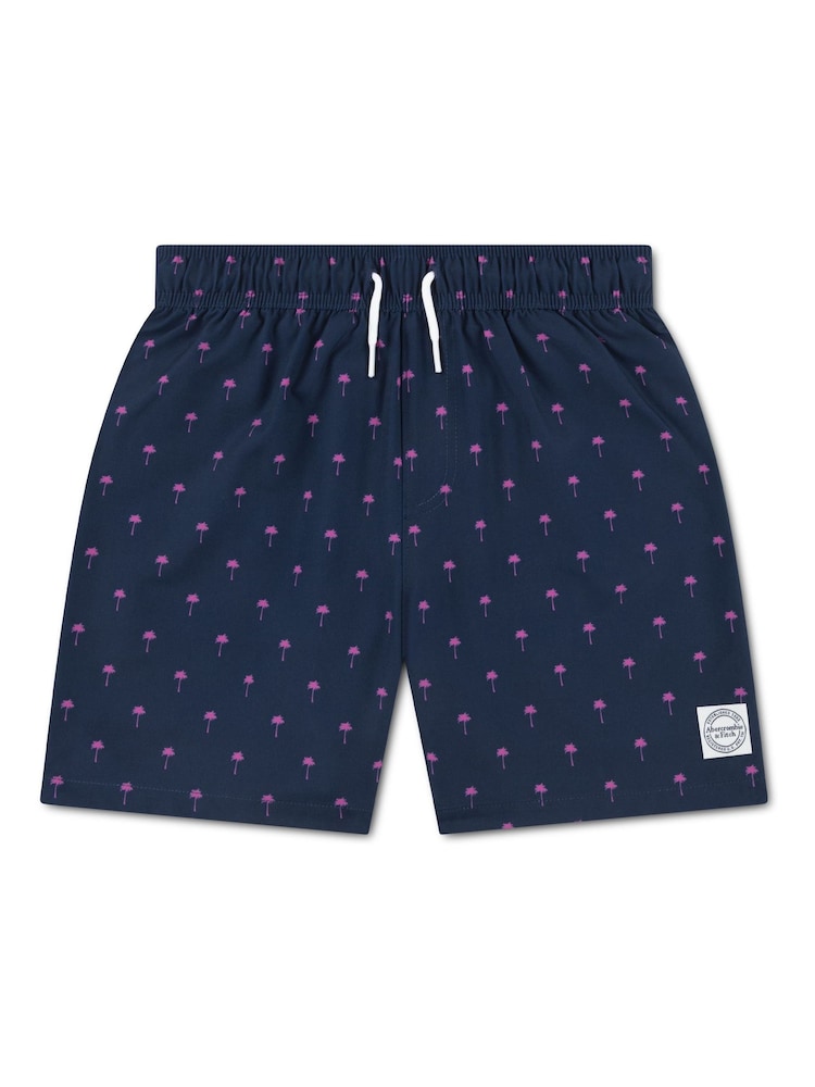 Rosa - Abercrombie & Fitch Printed Swim Shorts - Bild 1 von 4