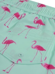 Grün - Abercrombie & Fitch Printed Swim Shorts - Bild 3 von 4