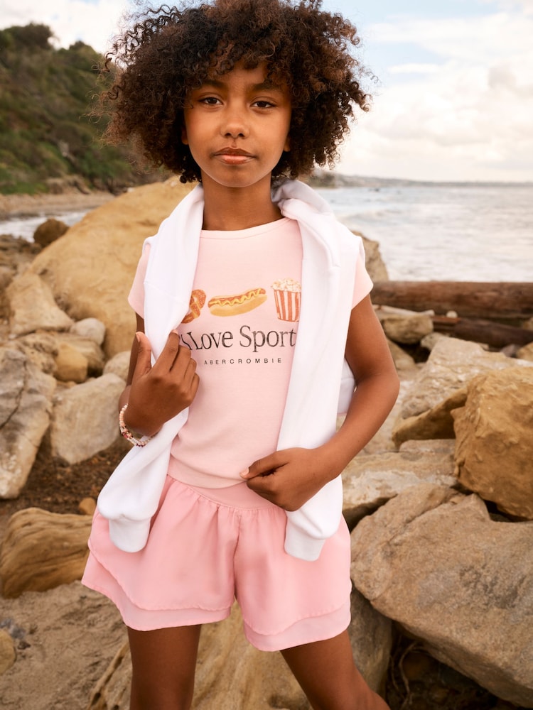 Abercrombie & Fitch Strawberry Fruit Sports Graphic Logo Hoodie - Image 5 de 5