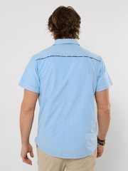 Joe Browns Blue Carefree Customised Shirt - Image 4 of 5