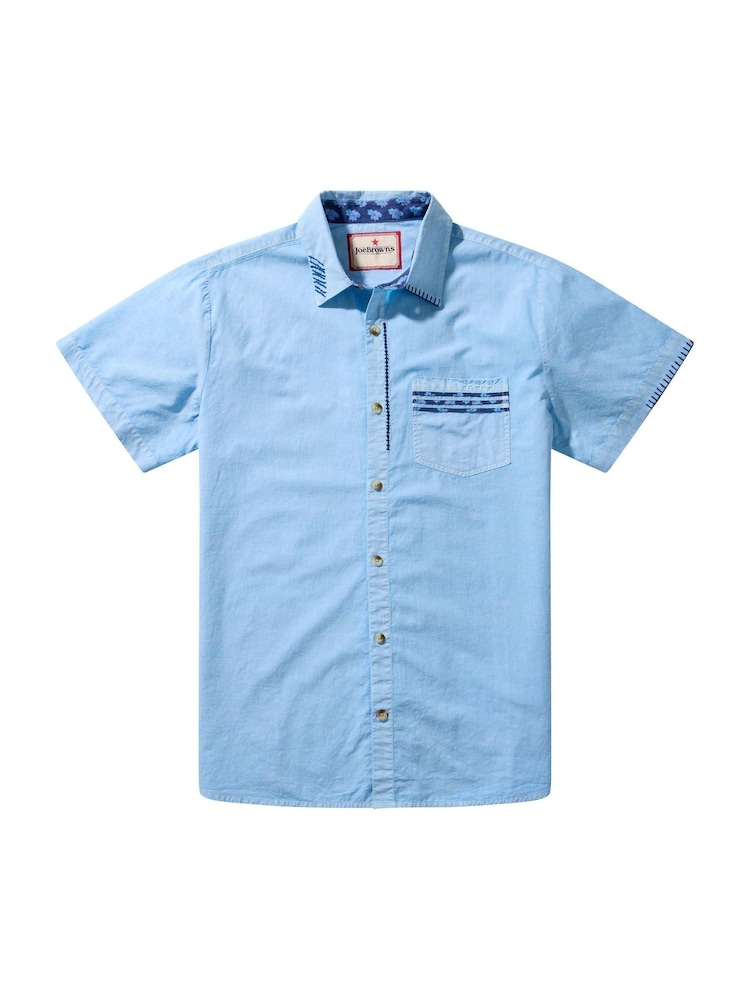 Joe Browns Blue Carefree Customised Shirt - Image 5 of 5