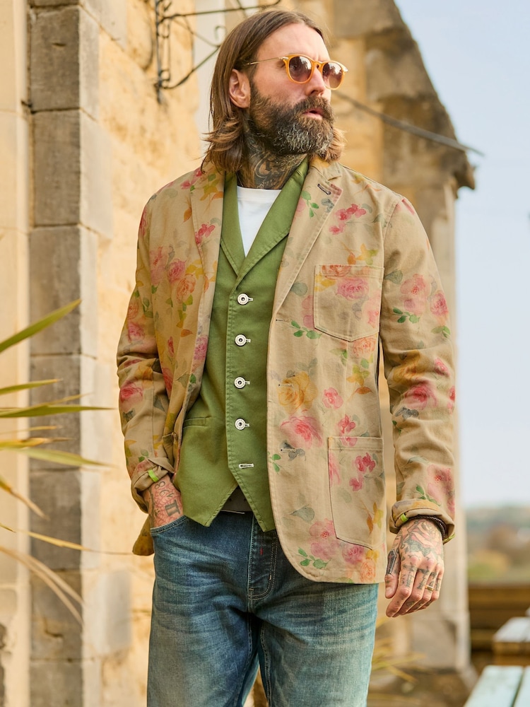 Joe Browns Natural Fabulous Floral Blazer - Image 1 of 9