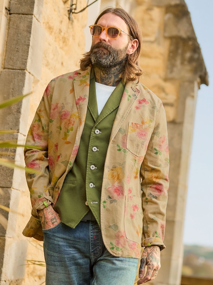 Joe Browns Natural Fabulous Floral Blazer - Image 2 of 9