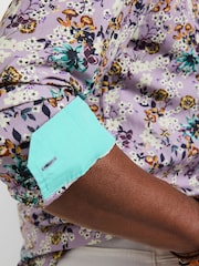 Joe Browns Purple Delightful Delicate Floral Shirt - Image 2 of 5