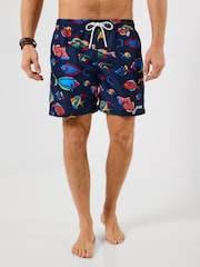 Joe Browns Blue Fishing For Compliments Swim Shorts - Image 1 of 5