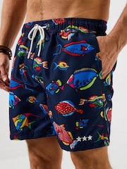 Joe Browns Blue Fishing For Compliments Swim Shorts - Image 2 of 5