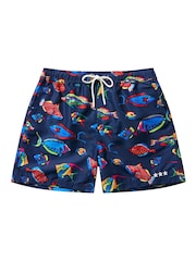 Joe Browns Blue Fishing For Compliments Swim Shorts - Image 5 of 5