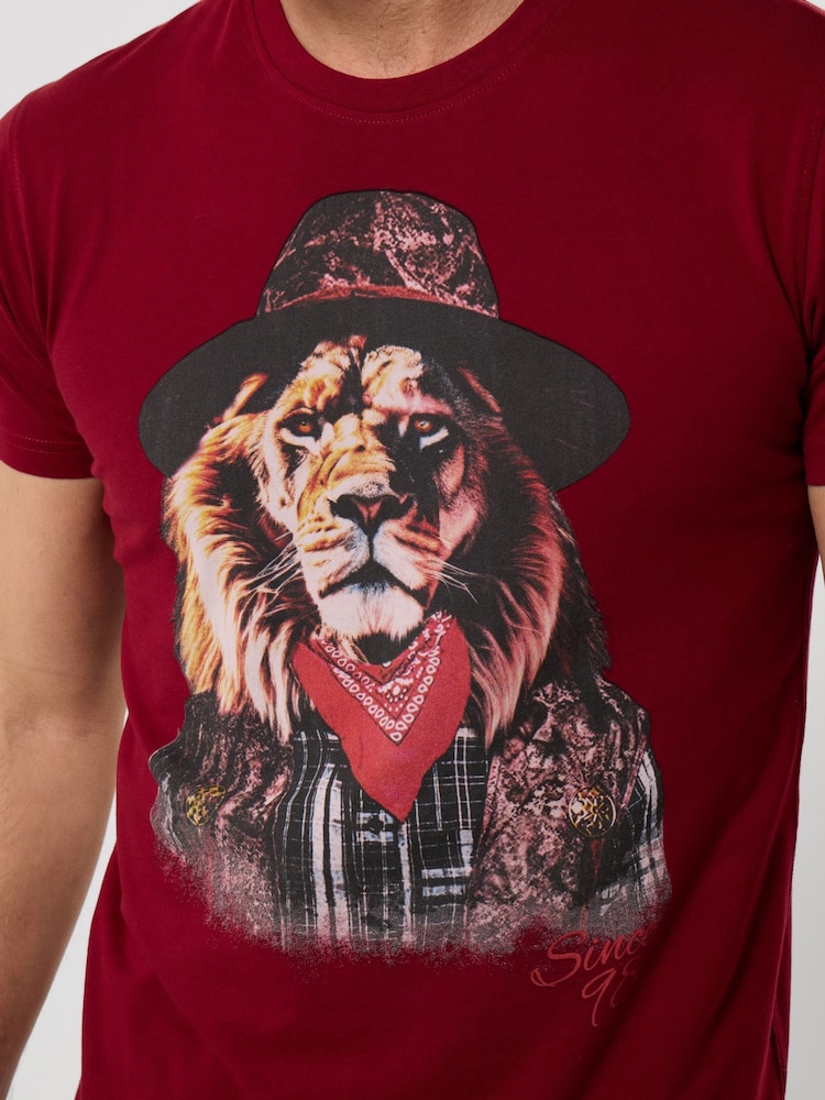 Joe Browns Purple Curious Cowboy T-Shirt - Image 2 of 5 Joe Browns Purple Curious Cowboy T-Shirt - Image 2 of 5