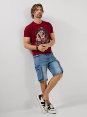 Joe Browns Purple Curious Cowboy T-Shirt - Image 3 of 5