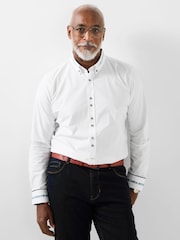 Joe Browns White Cool Collar Smart Shirt - Image 1 of 5