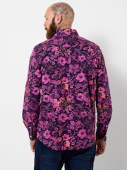 Joe Browns Pink Ombre Floral Shirt - Image 4 of 7