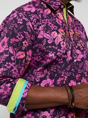 Joe Browns Pink Ombre Floral Shirt - Image 6 of 7