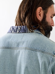 Joe Browns Blue Customised Denim Shirt - Image 6 of 9