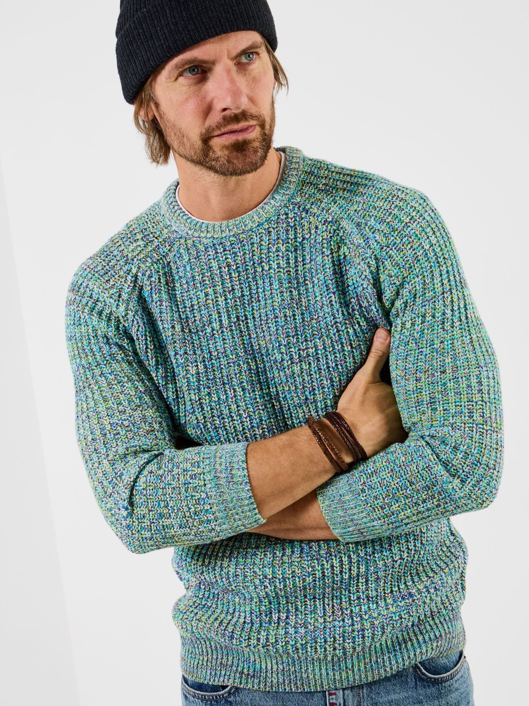 トップス c-boy style Calm Modern (No.163) Buy Joe Browns Green Summer Fresh Crew Neck Knit Jumper from the