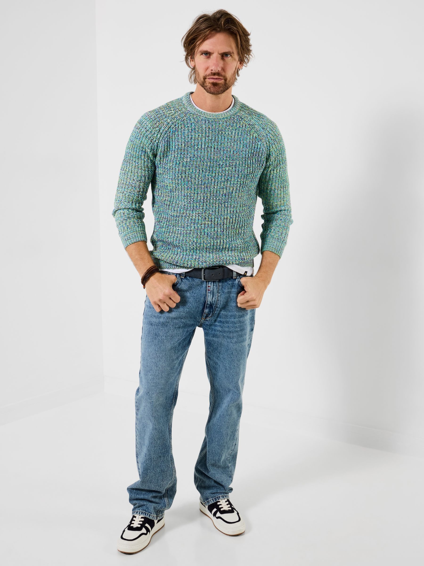 Buy Joe Browns Green Summer Fresh Crew Neck Knit Jumper from the
