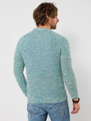 Joe Browns Green Summer Fresh Crew Neck Knit Jumper - Image 4 of 6
